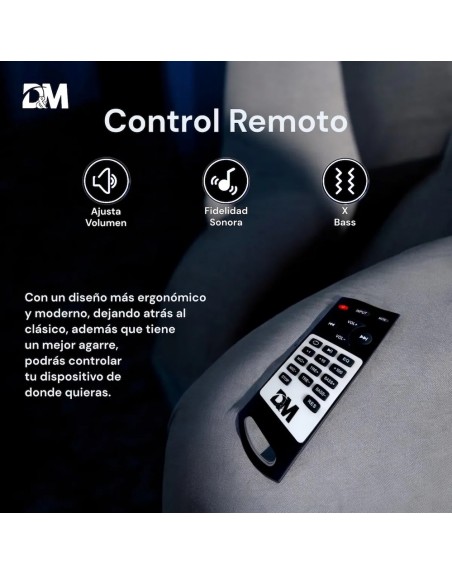 Minicomponente DM-H3006 Multimedia Speaker Sonido 3D RGBA