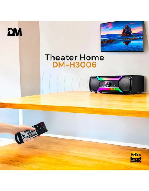 Minicomponente DM-H3006 Multimedia Speaker Sonido 3D RGBA