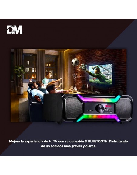 Minicomponente DM-H3006 Multimedia Speaker Sonido 3D RGBA