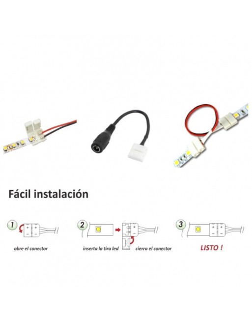 CONECTOR PARA TIRA LED SMD 5050 UN COLOR