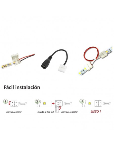 CONECTOR PARA TIRA LED SMD 5050 UN COLOR
