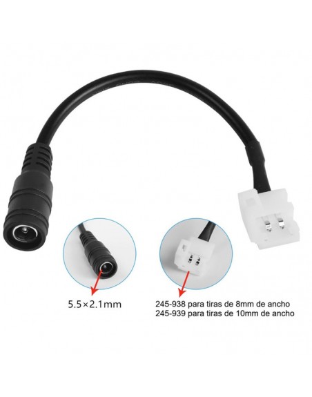 CONECTOR PARA TIRA LED SMD 5050 UN COLOR