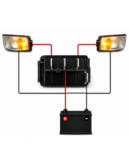 Switch 4 patas para luces direccionales