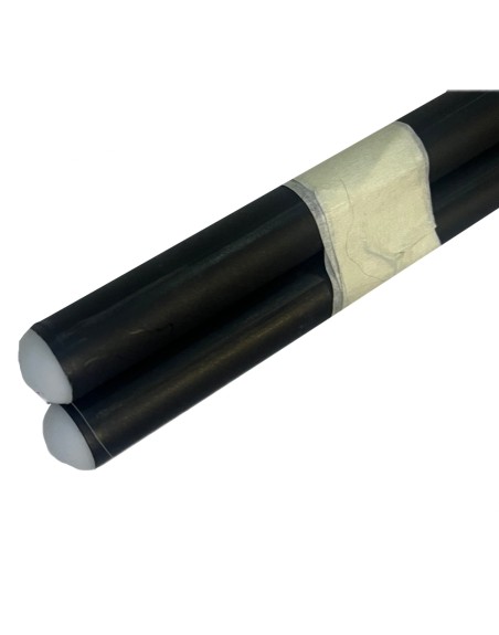 Par De Baquetas 5A Para Baterista de fibra de carbon punta tipo diamante