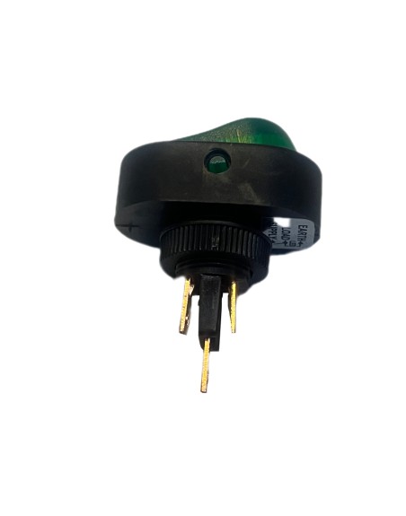 Switch on - off con 3 patas y piloto 12 Vcc 20 A