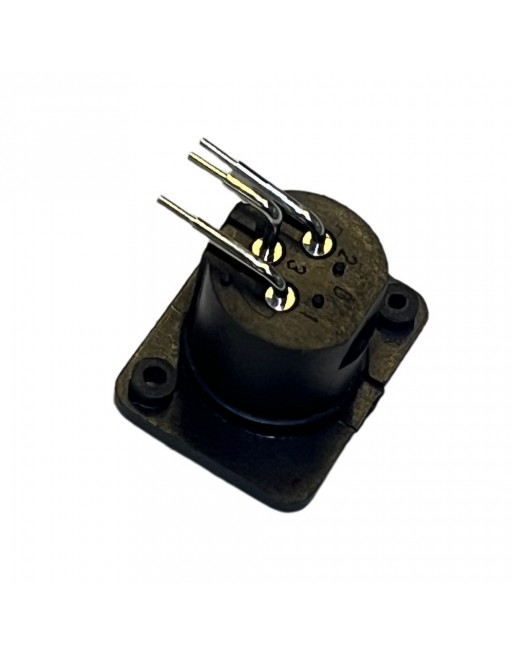 Conector XLR macho para chasis