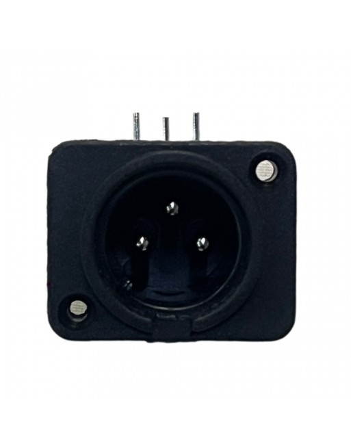 Conector XLR macho para chasis