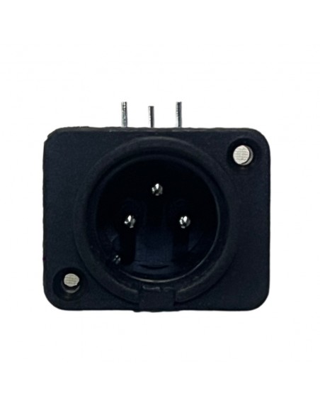 Conector XLR macho para chasis