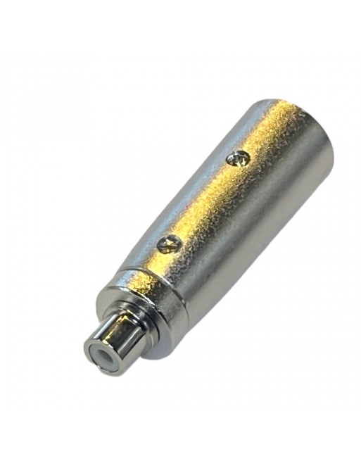 Adaptador Plug XLR macho A Jack RCA hembra
