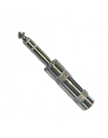 Plug ESTEREO 6.3mm Metalico...