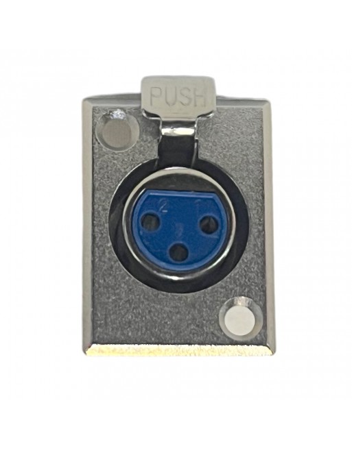 Jack Hembra Para Chasis Tipo XLR Con Seguro