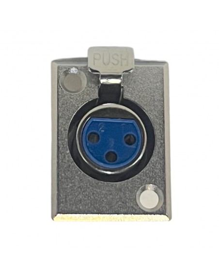 Jack Hembra Para Chasis Tipo XLR Con Seguro