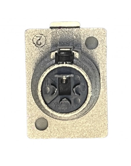 Jack Hembra Para Chasis Tipo XLR Con Seguro