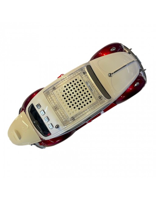 Bocina Recargable Bluetooth USB SD AUX tipo VW Bocho Rojo