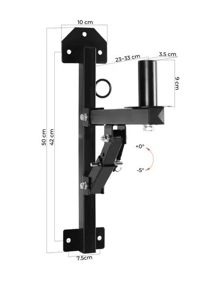 Stand O Pedestal De Pared Para Bafle Ahorra Espacio Y L...