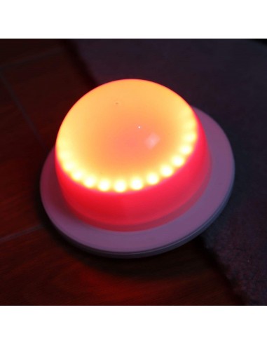 BASE LAMPARA RGB 10 LED SUMERGIBLE CONTROL REMOTO DECOR...