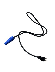 Cable para alimentación Clavija a Powercon 1.10m
