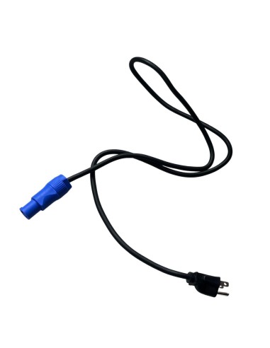 Cable para alimentación Clavija a Powercon 1.10m
