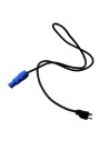 Cable para alimentación Clavija a Powercon 1.10m