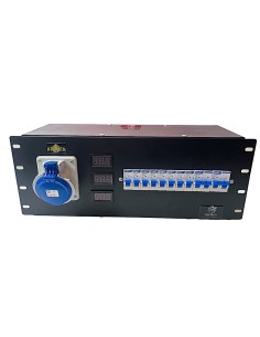 Centro de carga Trifasico Profesional VoltiAmperimetro 24 contactos