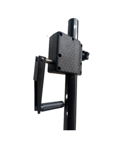 Pedestal Poste con Elevador y perilla Para Elevar medio en Subwoofer 66SS