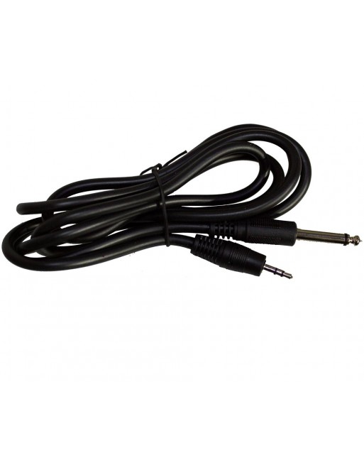 CABLE PARA AUDIO PLUG 6.3 MONO A PLUG 3.5 STEREO 1:80 M...