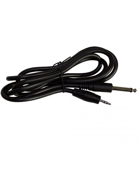 CABLE PARA AUDIO PLUG 6.3 MONO A PLUG 3.5 STEREO 1:80 M...