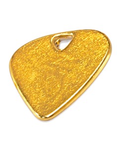 Plumilla de metal dorado para guitarra