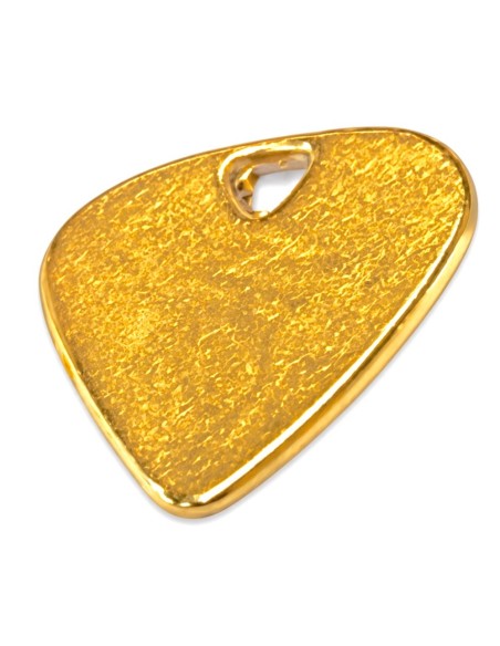 Plumilla de metal dorado para guitarra