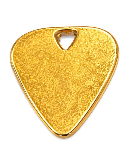 Plumilla de metal dorado para guitarra