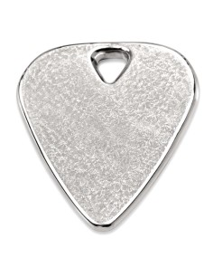 Plumilla de metal plateado para guitarra 2