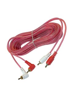 Cable Para Audio 2 Plug RCA - 2 Plug L RCA dorado 6m 2