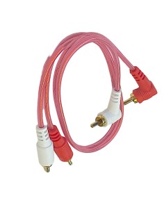 Cable Para Audio 2 Plug RCA - 2 Plug L RCA dorado 45 cm 2