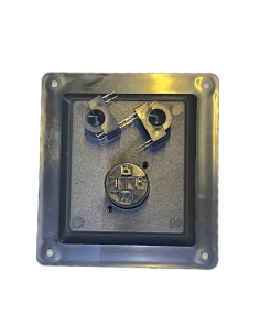 Conector Cuadrado de atornillar para Bafle con 1 terminal tipo Speakon y 2 jack 6,3mm 10 x 10,9 cm 2