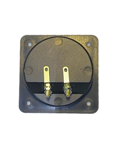 Conector Cuadrado de atornillar para Bafle con 2 terminal tipo Banana 8 x 8 cm