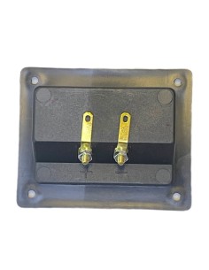 Conector Rectangular de atornillar para Bafle con 2 terminal tipo Banana rojo/negro 2