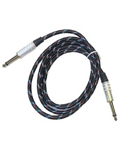 Cable para audio Plugs 6.3 Mono Dorados 1.5m