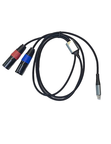 Cable de Audio USB TipoC a 2 Jack XLR 3 pines