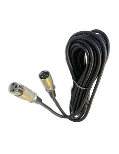 Cable de Audio Plug XLR a Jack XLR para microfono 7,6m