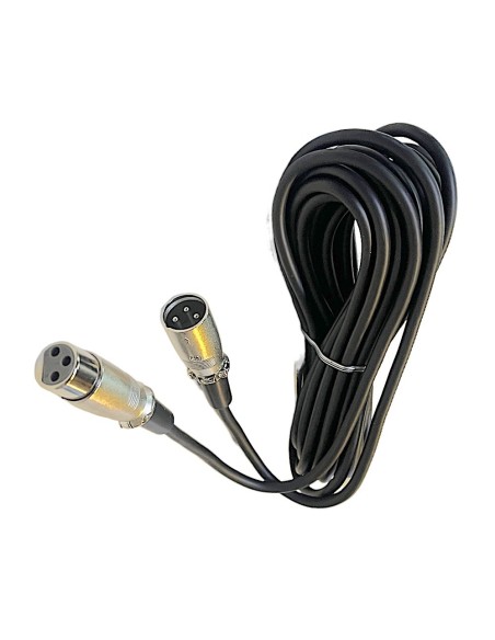 Cable de Audio Plug XLR a Jack XLR para microfono 7,6m