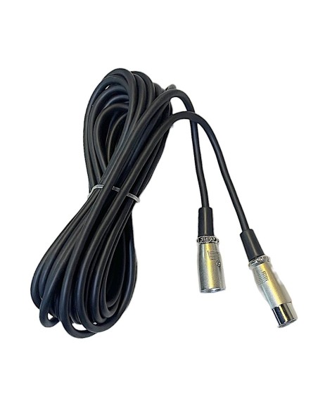 Cable de Audio Plug XLR a Jack XLR para microfono 7,6m