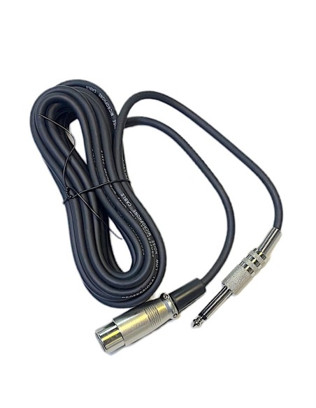Cable Para Audio Plug 6,3 Mono a Jack XLR 4.5m