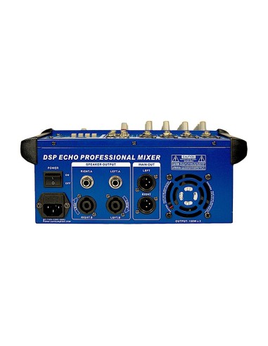 Mezcladora Amplificada 4 canales Soundtrack MIX-4AMP3