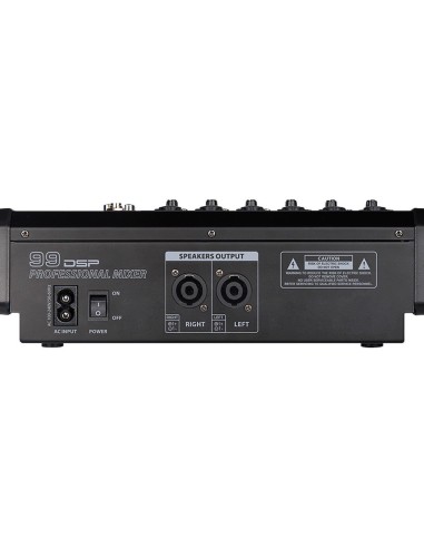 Mezcladora Amplificada 8 canales Soundtrack MIX-8PCD