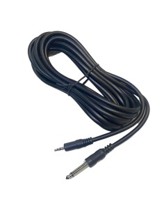 Cable Para Audio Plug 6.3 Mono a Plug 3.5 estereo de 4.5M 2