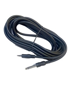 Cable Para Audio Plug 6.3 Mono a Plug 3.5 estereo de 6m 2