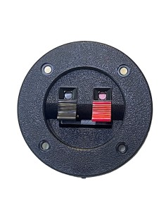 Conector Redondo de atornillar para Bafle con 2 terminales tipo Push