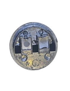 Conector Redondo de atornillar para Bafle con 2 terminales tipo Push 2
