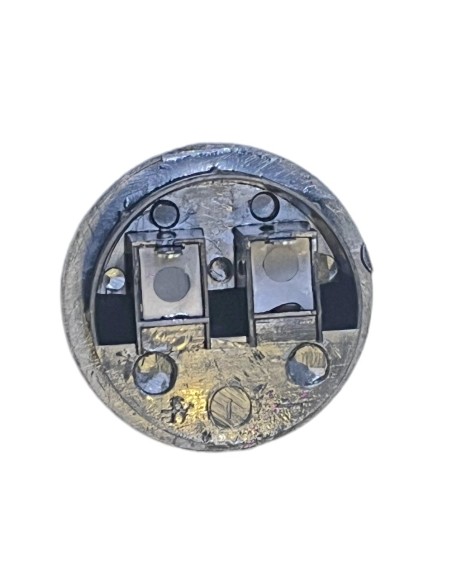 Conector Redondo de atornillar para Bafle con 2 terminales tipo Push