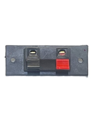 Conector Rectangular de Atornillar Para Bafle 2 terminales Push
